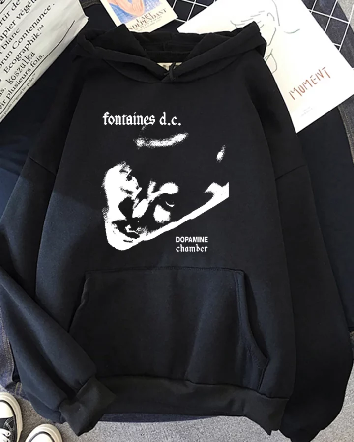 Fontaines D.C. Dopamine Chamber graphic hoodie