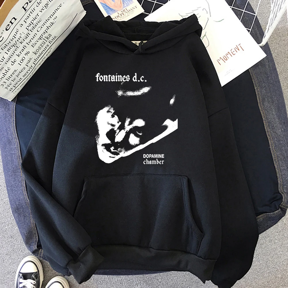 Fontaines D.C. Dopamine Chamber Graphic Hoodie Fontaines D.C. Dopamine Chamber graphic hoodie