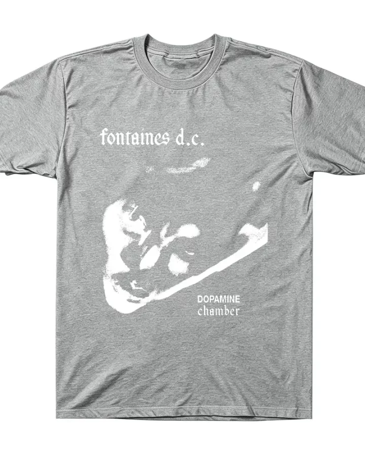 Fontaines D.C. T-shirt — grey, front view