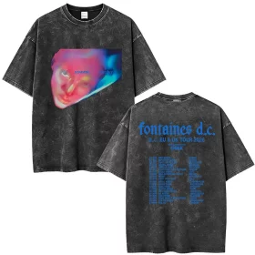 Fontaines D.C. Dopamine Chamber Washed T-Shirt