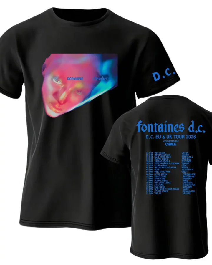 Fontaines D.C. Dopamine Chamber Tour T-shirt