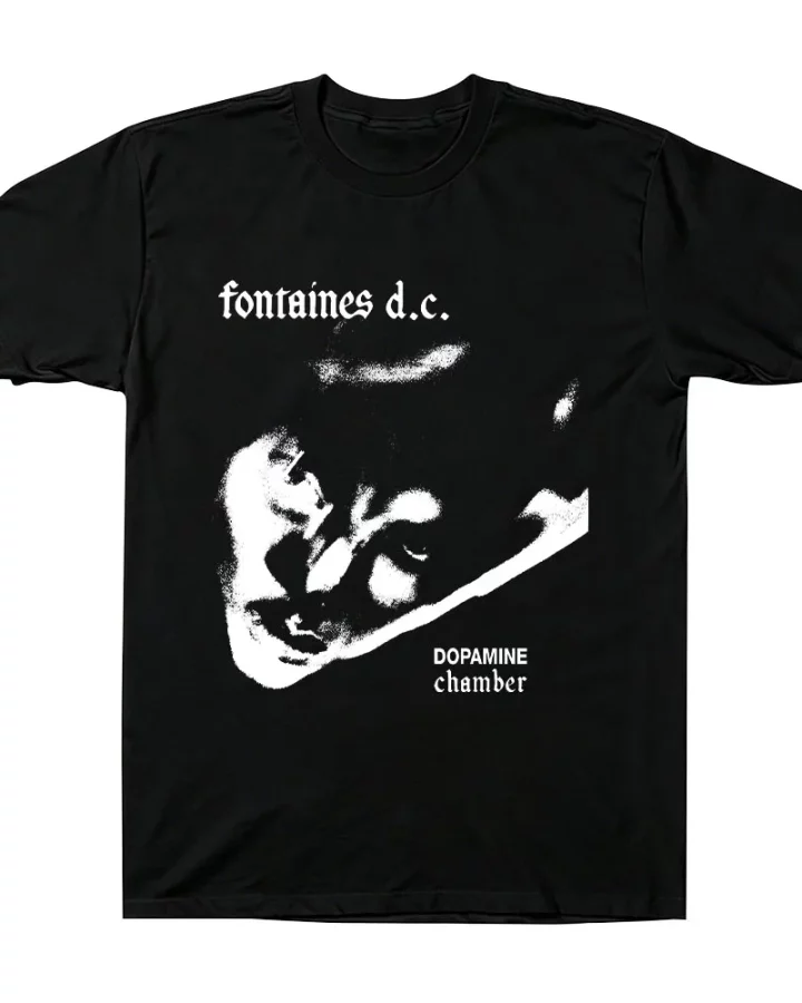 Fontaines D.C. T-shirt — black, front view