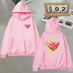 Fontaines D.C. Romance Zip-Up Hoodie