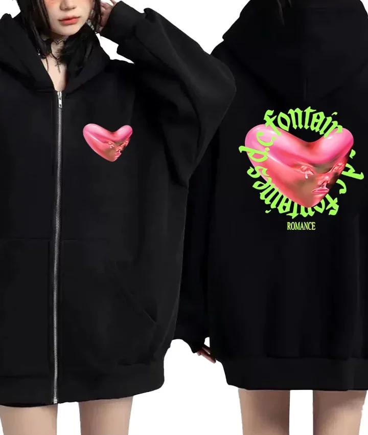 Fontaines D.C. Romance Zip-Up Hoodie – available designs