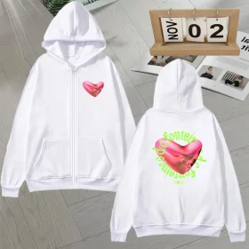 Fontaines D.C. Romance Zip-Up Hoodie