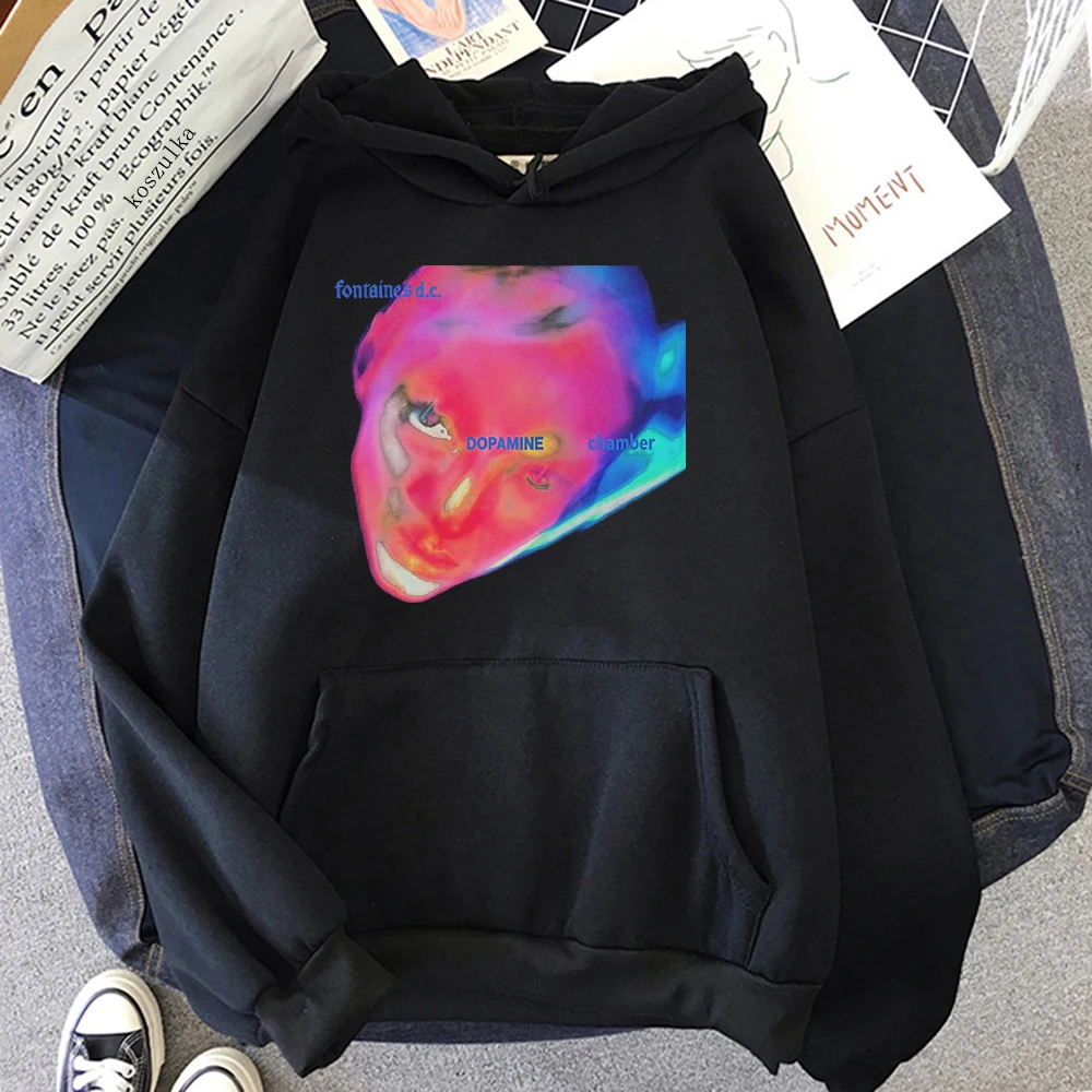 Fontaines D.C. Dopamine Chamber Graphic Hoodie Fontaines D.C. Dopamine Chamber Graphic Hoodie