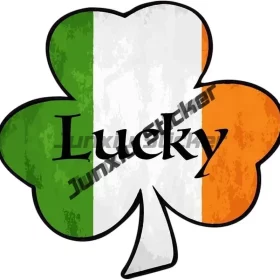 Assorted county design round Ireland stickers in different sizes