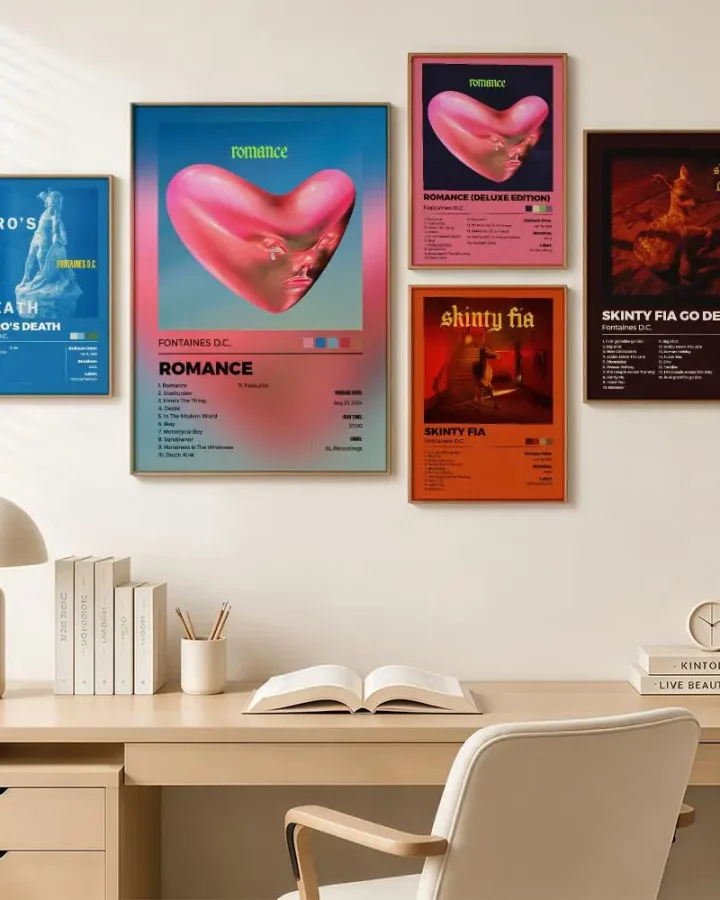 Fontaines D.C. Unframed Canvas Poster – available designs